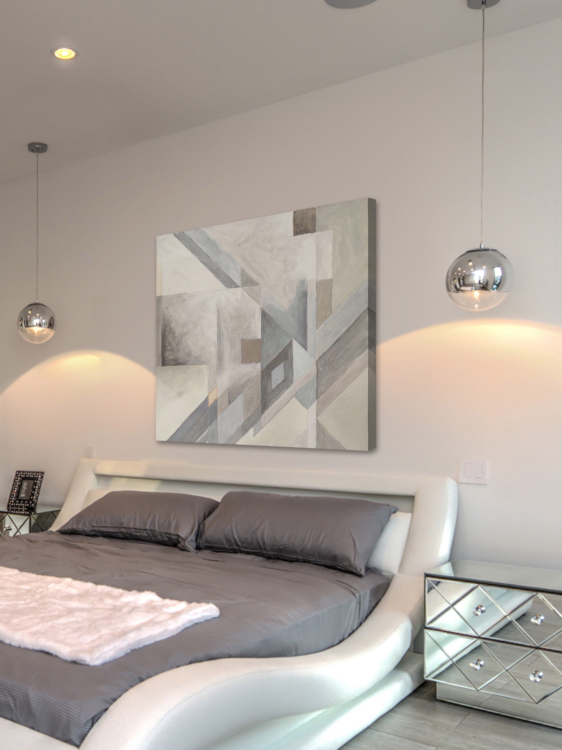 "In Fragments" Painting Print on Wrapped Canvas