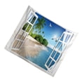 thumbnail image 2 of Toystoory Mantas Tapices Papel pintado Dormitorio Estética Imitación Póster Ventana Colgando Pintura Paisaje Murales Pegatinas Decoración del hogar tipo 5 Toystoory HA074939-05, 2 of 6
