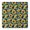 Butterfly Sunflower, variant on Fitted Tablecloth with Elastic Hem, Sunflower Floral Print on Wrinkle-Free Polyester for Dining or Picnic Table, Fits 34x34 Inch