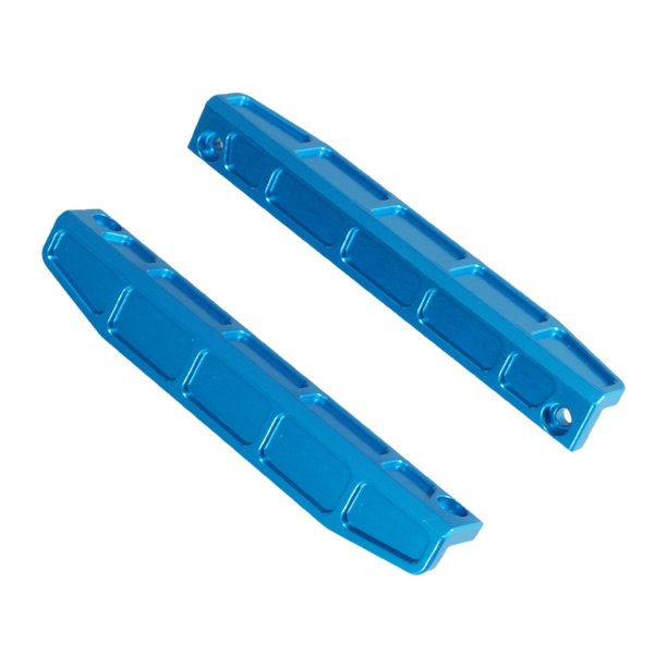 Protectores de borde de chasis izquierdo y derecho. Accesorios para chasis. Hobby Tool Direct. Reemplaza. Azul