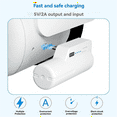 thumbnail image 2 of VR Headset Battery Pack Slim Design Type-C Rechargeable 5000mAh Extended Power A9,1 * Battery pack,White, 2 of 8