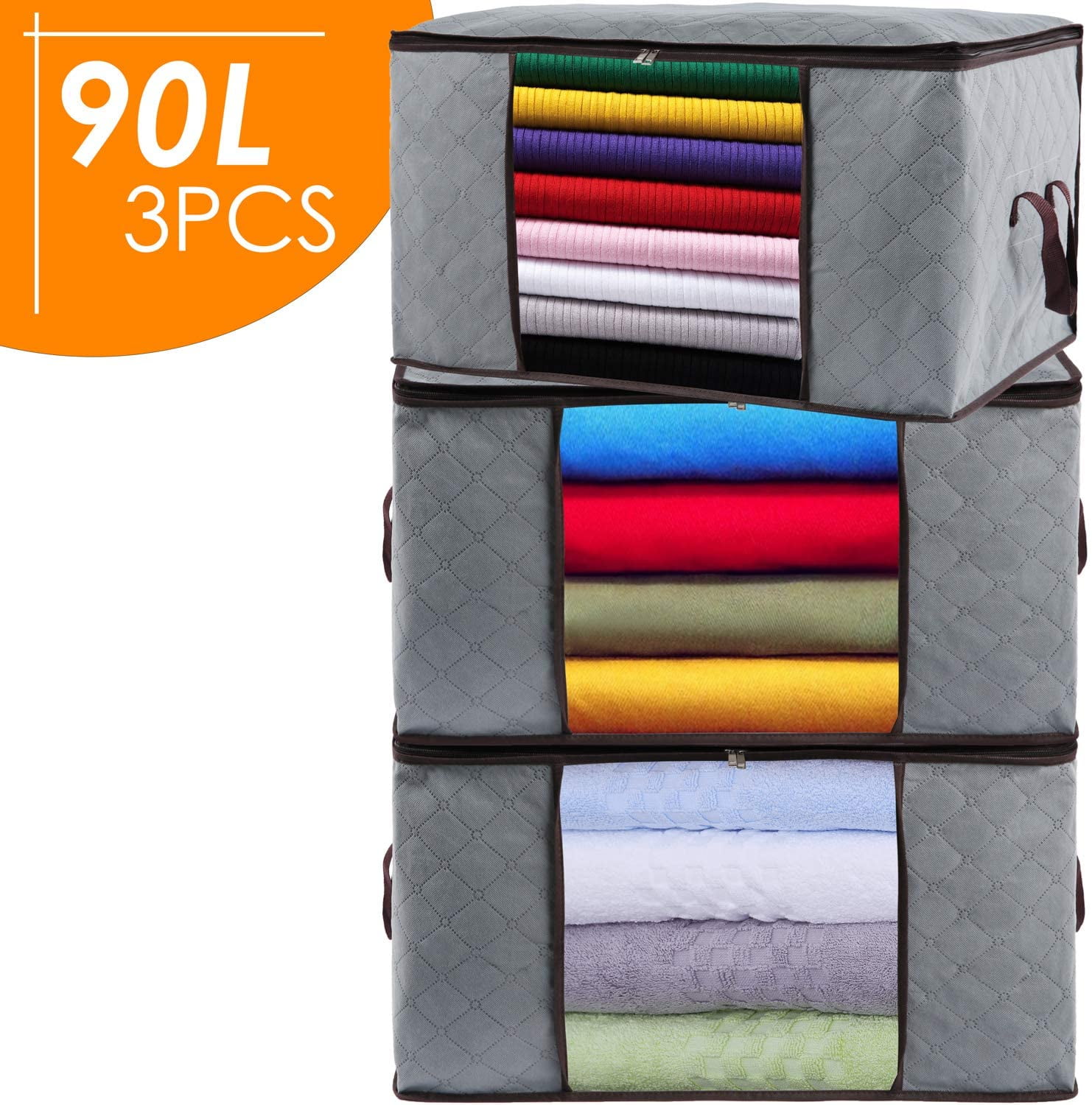 Details about   Big Woven Storage Dust Covers Quilt Clothes Bedding Organizer Bags For Moving 