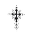 thumbnail image 4 of Contemporary Home Living 28" Green and Brown Traditional Cross Wall Decoration, 4 of 5