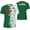 4X-Large, variant on Algeria Flag Grain T-Shirt for Running Soccer Tennis Fitness Sports Jerseys Shirts