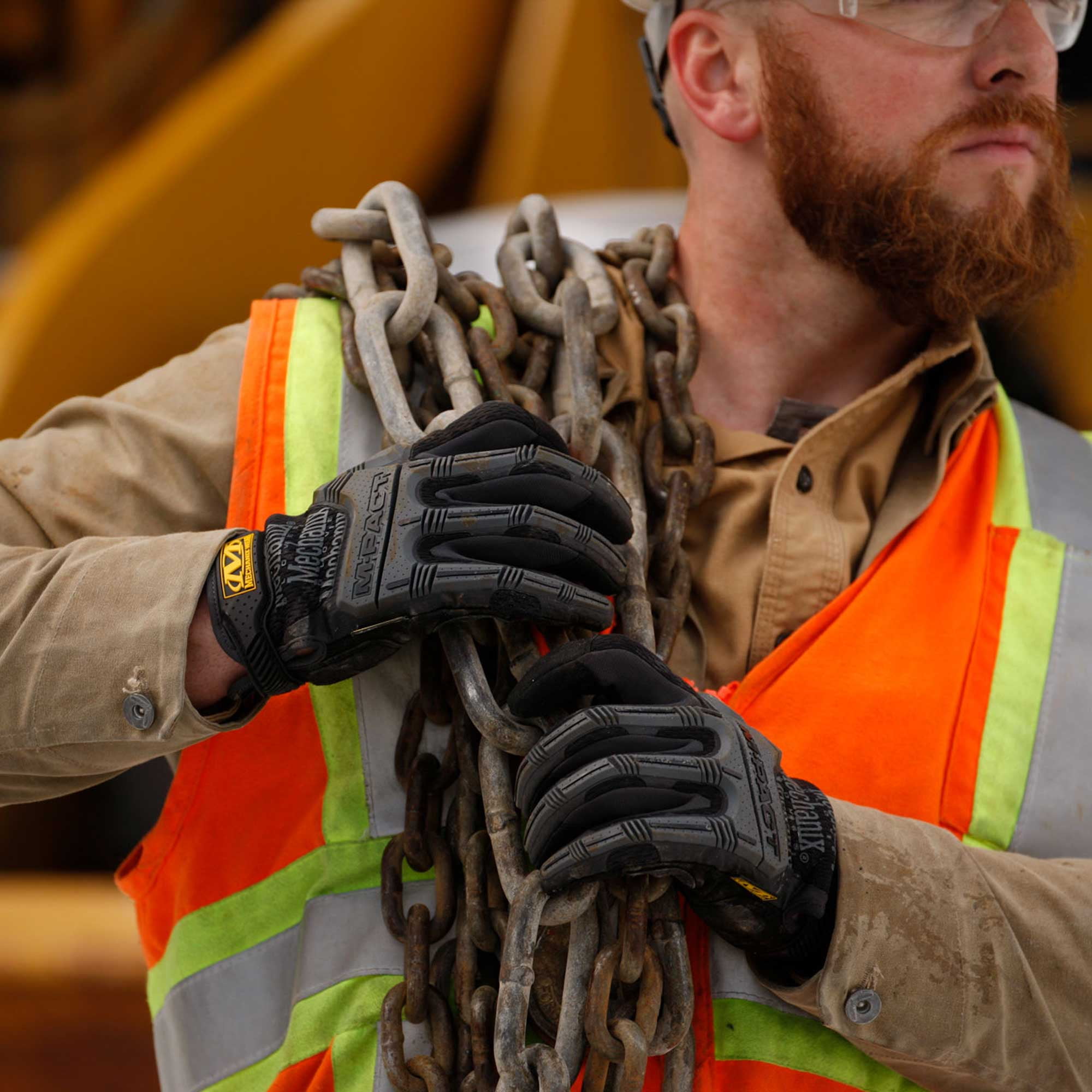 MECHANIX WEAR Large Black Rubber Gloves, (1-Pair) in the Work Gloves  department at