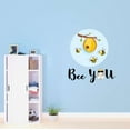 thumbnail image 2 of Babies Bee you Cute Cartoon Wall Decal Decoration Bee You Quote Lettering Vinyl Wall Decal Art Lasts Years and Easily Removable - Size: 36 In(W) x 40 In(H), 2 of 5