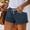 Navy, variant on Zylanna Women Denim Shorts with Pockets, Casual Solid with Drawstring Elastic High Waist Jean Shorts for Women Navy