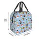 thumbnail image 3 of Fotbe Kawaii Sushi (2) Bolsa Térmica con Estampado y Forro de Aluminio Grueso Bolsa de Almuerzo con Bolsillo Frontal para Hombres y Mujeres, Ideal para Trabajo, Escuela, 3 of 8