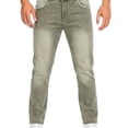 thumbnail image 5 of GrmtClth Men's Acid Wash Straight Leg Stacked Jeans, Snowflake Tie Dye Stretch Denim, Y2K Hip Hop Streetwear Baggy Pants with Pockets M, 5 of 7