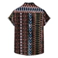 thumbnail image 2 of TAIAOJING Summer Men's Shirts Mens Hawaiian Beach Short Sleeve Pocket Button Down Blouse Shirt, 2 of 5