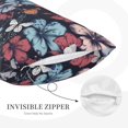 thumbnail image 5 of Bixox Flowers ad Butterflies Printed Pillow Protector,Super Soft Ideal for Home,Guests,Rentals - 14"x20", 5 of 8