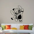 thumbnail image 3 of Winter Clothes Cute Lilo and Stitch Disney Cartoon Wall Sticker Art Decal for Boys Girls Room Bedroom Kindergarten Nursery House Fun Home Decors Stickers Wall Art Vinyl Decoration Size (10x8 inch), 3 of 3