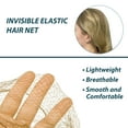 thumbnail image 4 of Popular Life Magic Net Durable and Invisible Hair Nets, Fits Youth and Adult, Gold (Pack of 100), 4 of 5