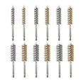 thumbnail image 1 of 12Pc Wire Bore Brush Bore Cleaning Brush Brush Set Stainless Steel Wire Twisted Brush for Drill Impa, 1 of 5