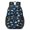 Police and Star Black Pattern, variant on Police and Officer White Pattern 17" Waterproof Oxford School Backpacks for Teens, S-Shape Padded Straps, for School, Travel, Hiking, Camping