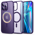 thumbnail image 4 of Magnetic Case for iPhone 14 Pro Max Case, [Military Grade Drop Tested] [Compatible with MagSafe] Translucent Matte Back, Anti-Fingerprint Anti-Scratch Phone Case Cover 6.7, Purple, 4 of 7