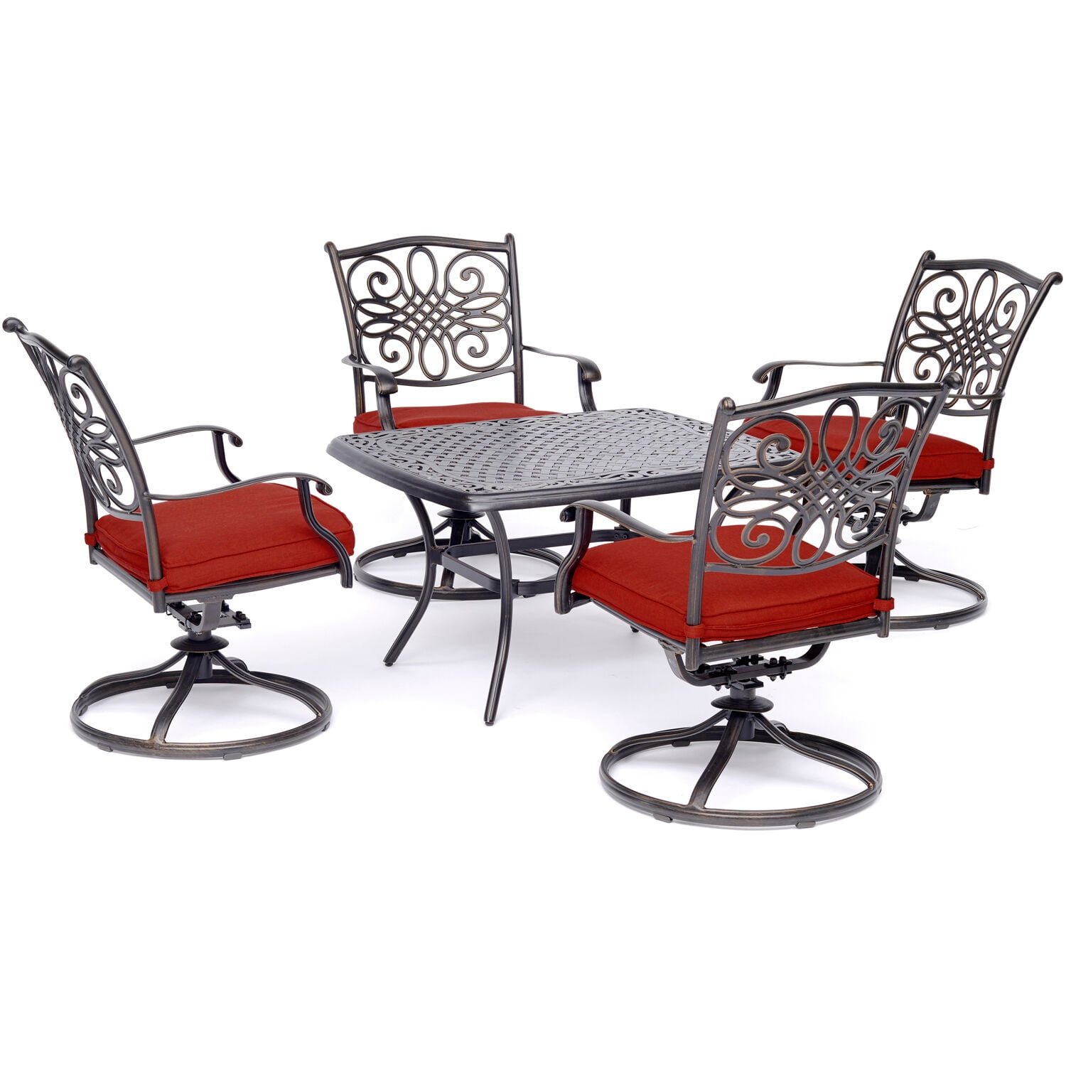 Hanover Traditions 5-Piece Patio Chat Set - Walmart.com