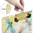 thumbnail image 3 of Coolnut Beautiful Watercolor Dragonfly Clipboards, Fashion Design Clipboard Low Profile Clip Standard A4 Letter Size for School, Work, Painting, 3 of 7
