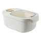 thumbnail image 1 of Wosthever Cubo de arroz de gran capacidad, contenedor de almacenamiento de artesanía exquisita, segura, amplia aplicación, caja de arroz Almacenamiento y organización del hogar Blanco 5 kilos, 1 of 6