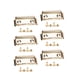 thumbnail image 1 of 6 Piezas Clips para Portapapeles perfecl Montables Metal Ligero Oficina, 1 of 8