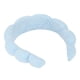thumbnail image 5 of Diadema de esponja elástica absorbente para evitar resbalones, linda banda acolchada para el cabello para maquillaje de spa, lavado de cara, azul, 5 of 8