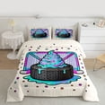 thumbnail image 2 of Castle Fairy Sport Ice Hockey Full Size Comforter Sets,Ice Cream Popsicle Bedding Sets, 2 of 8