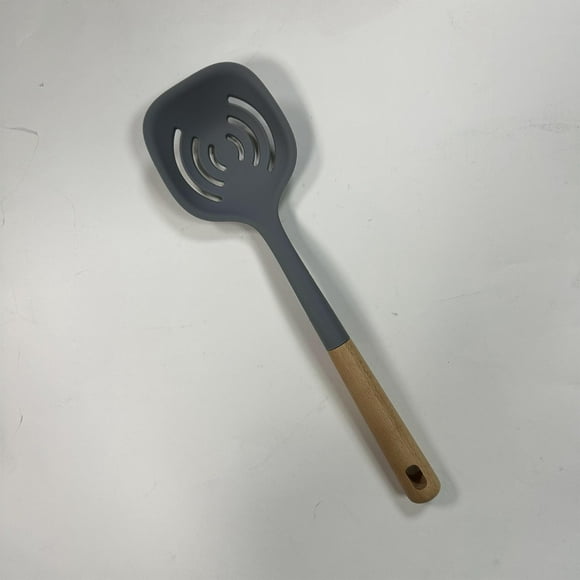 Qiopertar Vente de liquidation Spatule Antiadhésive Spatule Ménage Haute Température Friture Fuite Cuillère De Qualité Alimentaire Batterie De Cuisine Ensembles