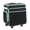 Everything Mary Rolling Craft Stroage Bag, Black & Teal