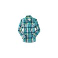 thumbnail image 1 of Camisa con botones a cuadros Aeropostale Signature verde XS, 1 of 1