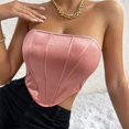 thumbnail image 3 of Birdeem Womens Fashion Solid Slim Backless Tanks Top Short Breast Wrap Vest, 3 of 12