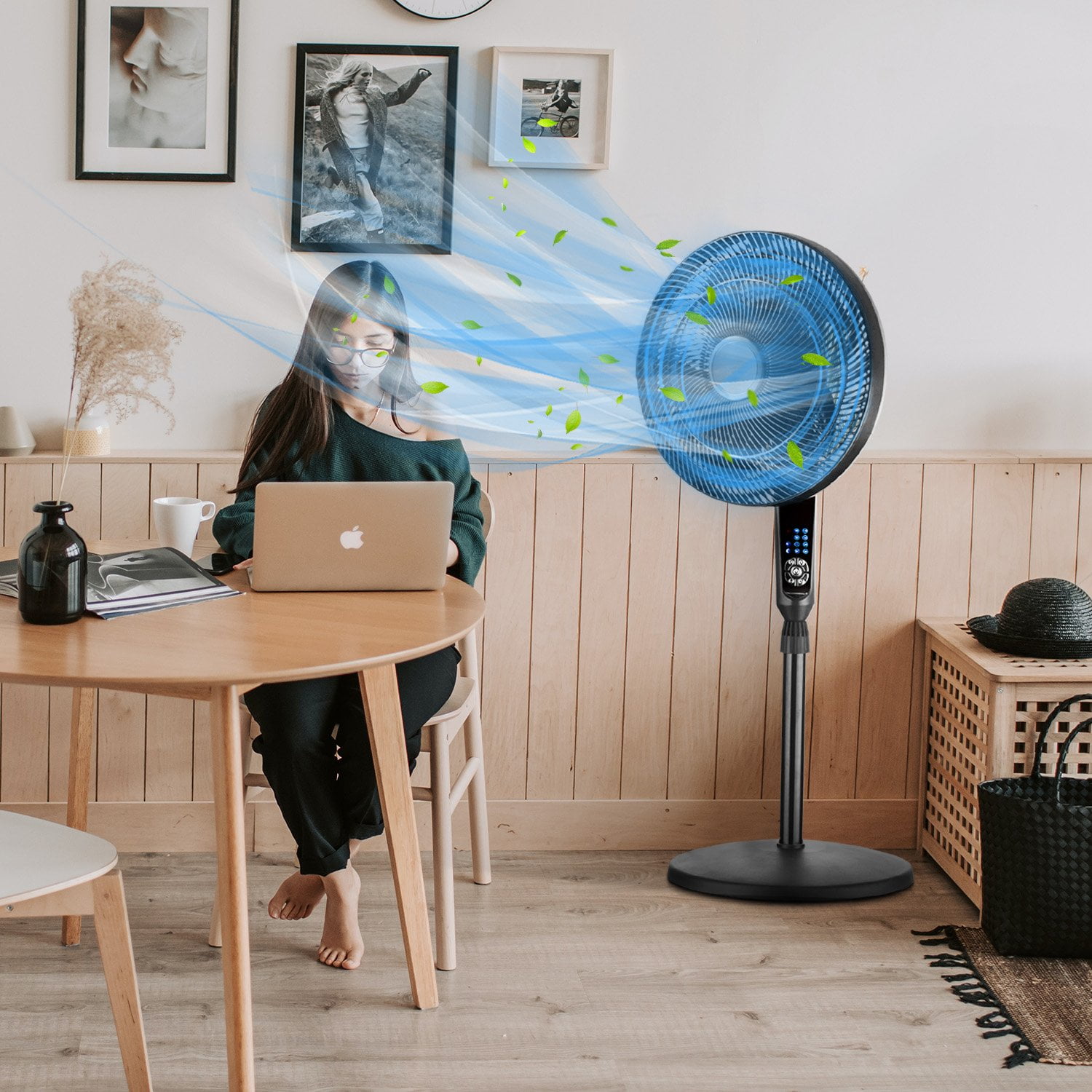table fan with timer