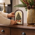thumbnail image 4 of IPEWLEX Christmas Decorative Hanging Wooden Photo Frame - Festive Wall Art for Home & Office, Perfect Holiday Gift, Versatile Seasonal Decor, Creates Warm & Inviting Atmosphere, 4 of 7