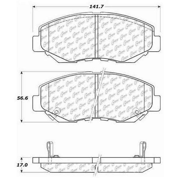 Go Parts Oe Replacement For 02 16 Honda Cr V Front Disc Brake Pad Set For Honda Cr V Hybrid Lx S Se Si Sport Touring Walmart Com Walmart Com