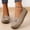 Khaki, variant on OWUUcdse Losfers for Women, Soft Sole Holiday Casual Slip-on Wome's Flats Khaki Size 7