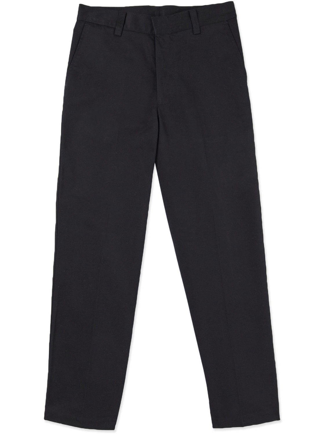 Black George Juniors/' School Uniform Flat Front Pant Size 9