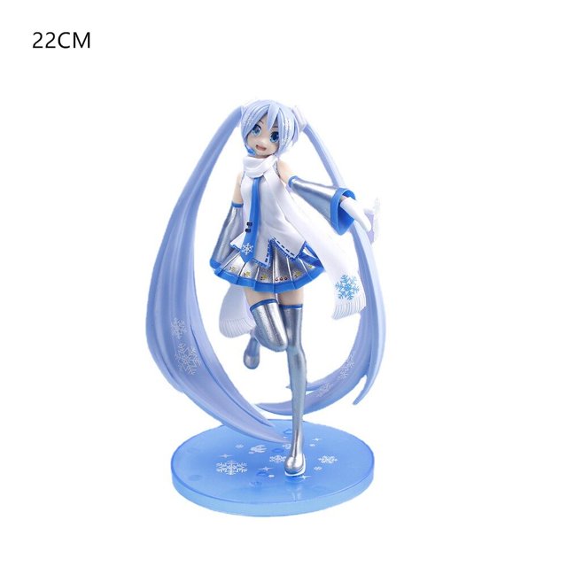 Figuras de Anime japonés Hatsune Miku, personaje de Anime Lem, chica Sexy, decoración para tartas, juguete en miniatura de PVC, muñeca encantadora22cm zhangyuxiang unisex