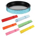 thumbnail image 2 of Cake Pan Strip Cloth DIY Baking Sheet Cake Tray Strip Anti-deformation Heat-resistant Baking Sheet Belt, Red, 2 of 8