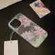 thumbnail image 5 of Funda de teléfono con flores para iPhone 16 Pro, funda trasera de piel sedosa delgada translúcida para iPhone 15 13 11 12 14 Pro Max 13 Mini 16 Plus, 5 of 5