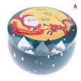 thumbnail image 1 of Christmas Tinplate  Candy Tin Can Candle Jars With Lid Candle Container Empty Box Cookie Candy Storage Gift Case, 1 of 6