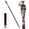 The Padrone Collection: Greek Caryatid Pewter Walking Stick