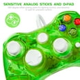 thumbnail image 5 of LUXMO Afterglow USB Wired Controller Gamepad for Microsoft Xbox 360 Console PC Win 7 8 10（Green), 5 of 7