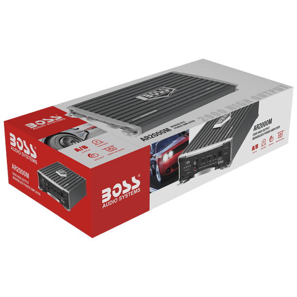Free Shipping! Boss Armor AR2000M 2000 Watt Monoblock A/B