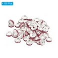 thumbnail image 3 of Unique Bargains 8mm Spacer Beads, 100pcs Bead Spacers Rhinestone Round Bulk Beads for Jewelry Making, Pink, 3 of 5