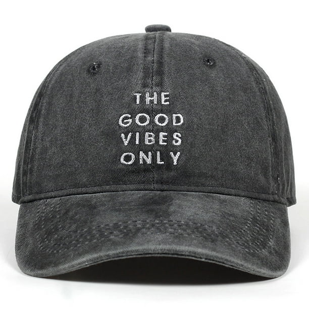 Gorra de béisbol Good Vibes Onlys Anime para hombre