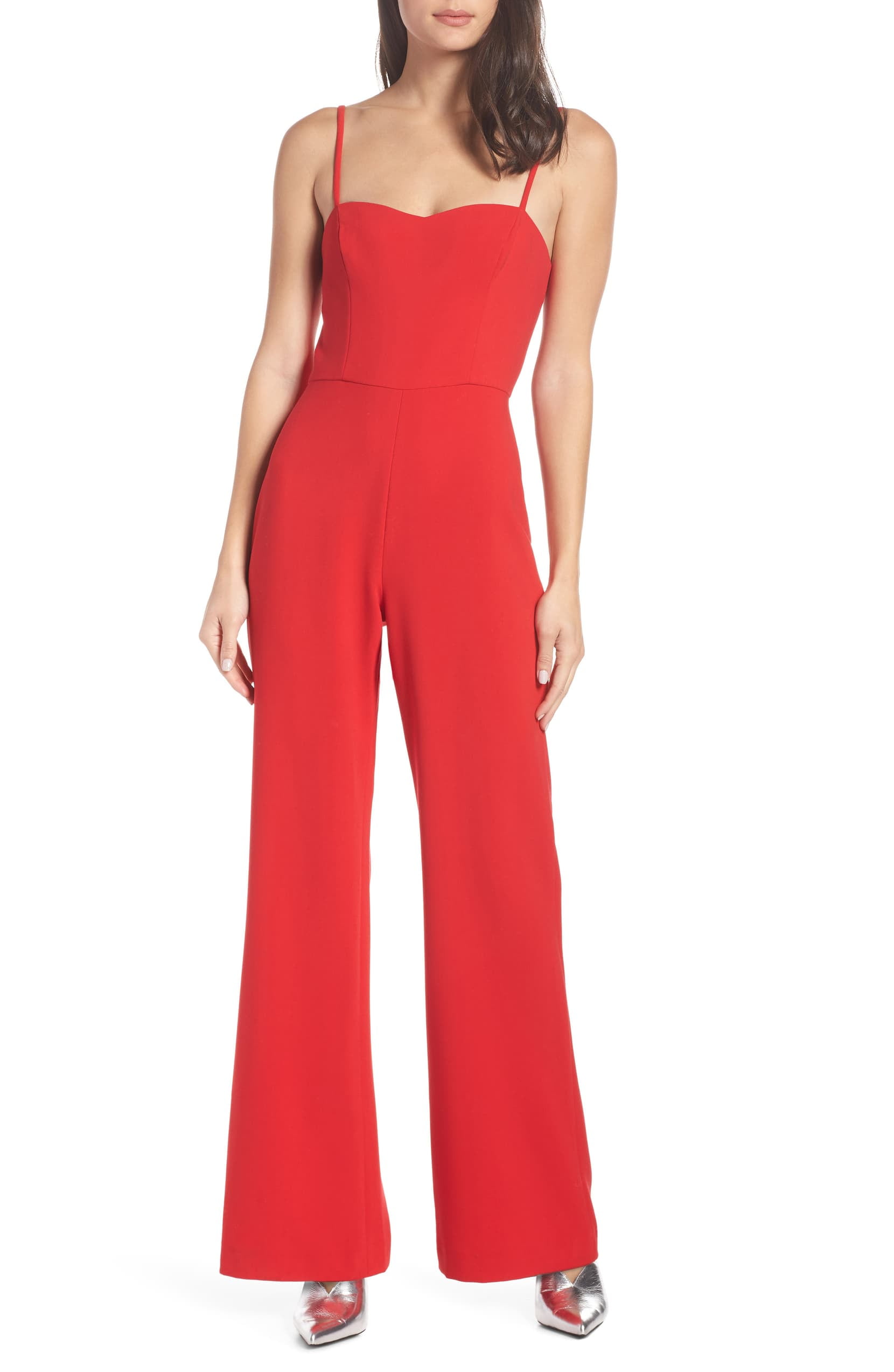 Red jumpsuit size 12 Outlet
