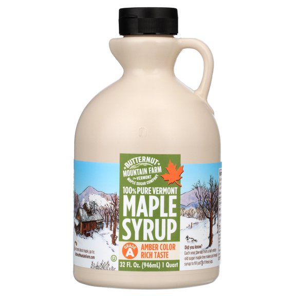 Butternut Mountain Farm 100% Pure Vermont Maple Syrup, 32.0 FL OZ