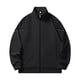 thumbnail image 3 of pstuiky manga larga para hombre, Sudadera tipo cárdigan con cremallera y cuello alto de manga larga de color liso para hombre tops de invierno para hombre xxl, 3 of 8
