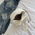 thumbnail image 3 of Bolso Hombro para Mujeres PU Cuero Bolso Bolsillo Bownot Date (blanco), 3 of 9