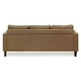 thumbnail image 3 of Furinno Simply Home Sectional Sofa with Chaise Ottoman, Brown, 3 of 5