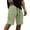 Green, variant on Jaunzuar Cargo Shorts for Men Summer Solid Color Running Shorts Casual Hiking Workout Shorts with Pockets L
